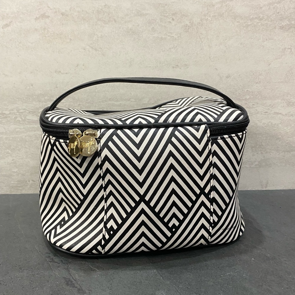 Dabney Lee Zig Zag Makeup Bag With Handle